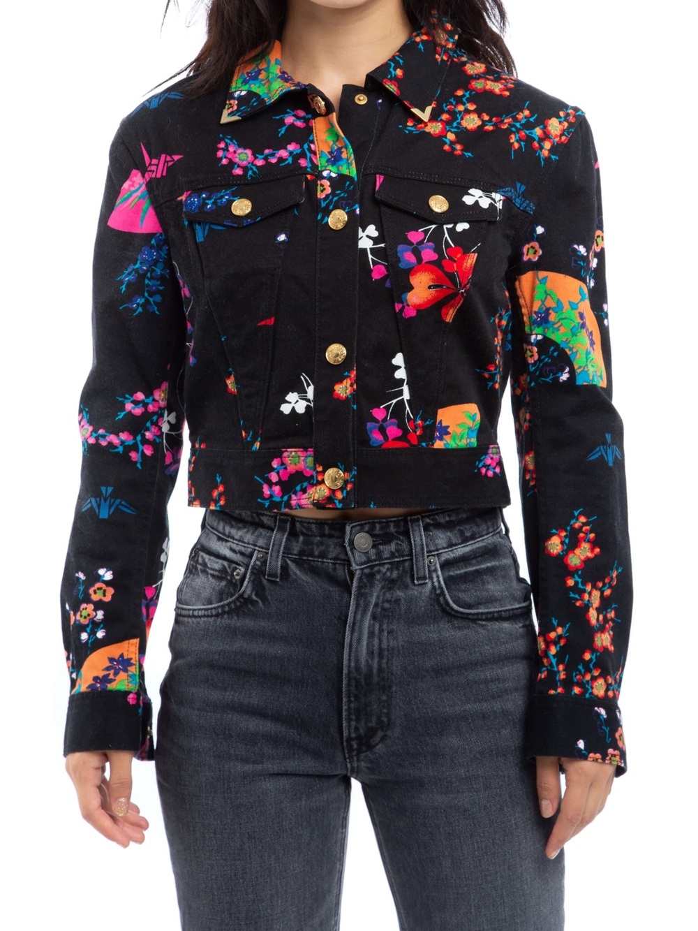 Versace H&M collab denim button up - Picture 4 of 4